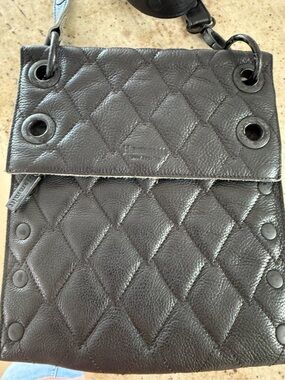 Rare Hammitt Montana Medium Black on Black quilted crossbody.